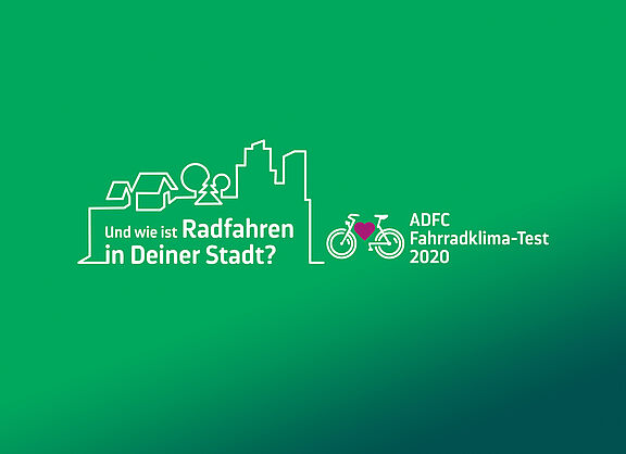 Das Bild zeigt das Logo des Radklimatest 2020